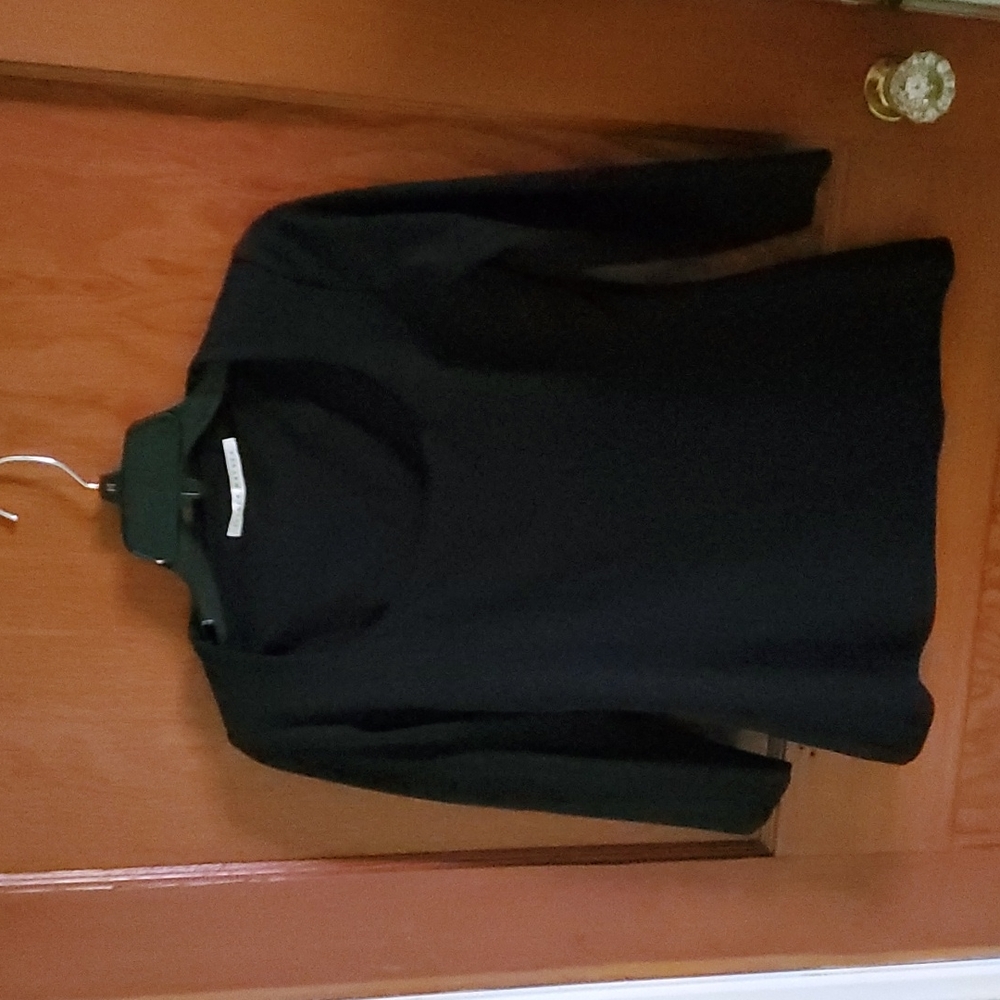 Susana Monaco black scoop 'Supplex' neck top M